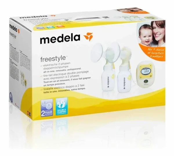 Bomba Dupla Medela FREESTYLE Extratora de leite Bivolt Elétrica - Imagem 3